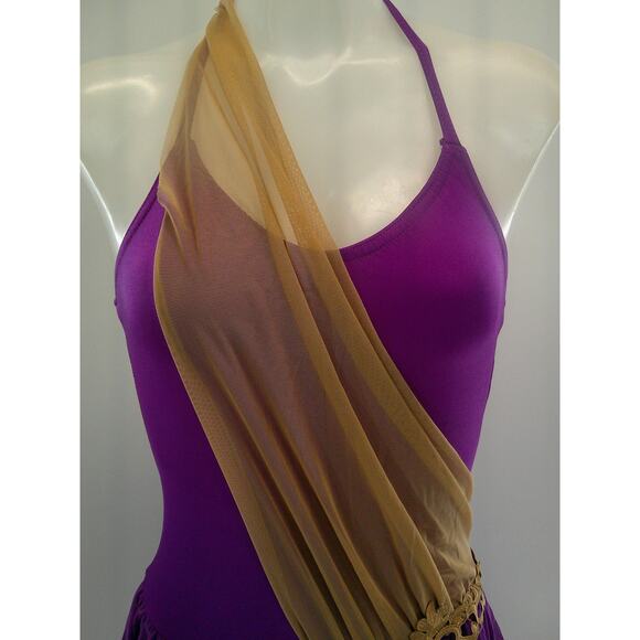 Dance Costume Lyrical Small Adult Purple Kelle Dress Flowy Contemporary Ballet - Picture 2 of 8
